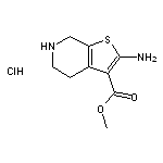 methyl 2-amino-4,5,6,7-tetrahydrothieno[2,3-c]pyridine-3-carboxylate hydrochloride