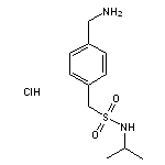 1-[4-(aminomethyl)phenyl]-N-isopropylmethanesulfonamide hydrochloride