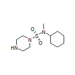 N-cyclohexyl-N-methylpiperazine-1-sulfonamide