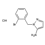 1-(2-bromobenzyl)-1H-pyrazol-5-amine hydrochloride