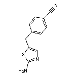 4-[(2-amino-1,3-thiazol-5-yl)methyl]benzonitrile