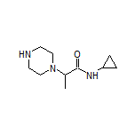 N-Cyclopropyl-2-(piperazin-1-yl)propanamide