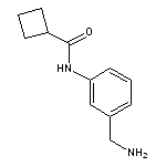 N-[3-(aminomethyl)phenyl]cyclobutanecarboxamide