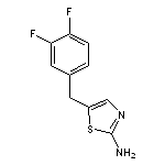 5-(3,4-difluorobenzyl)-1,3-thiazol-2-amine