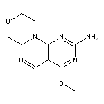 2-amino-4-methoxy-6-morpholin-4-ylpyrimidine-5-carbaldehyde