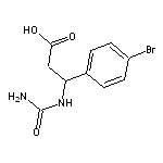 3-[(aminocarbonyl)amino]-3-(4-bromophenyl)propanoic acid