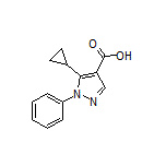 5-cyclopropyl-1-phenyl-1H-pyrazole-4-carboxylic acid