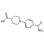 1-[5-(aminocarbonyl)pyridin-2-yl]piperidine-4-carboxylic acid