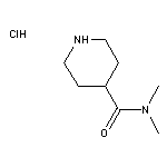 N,N-dimethylpiperidine-4-carboxamide hydrochloride