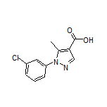 1-(3-chlorophenyl)-5-methyl-1H-pyrazole-4-carboxylic acid