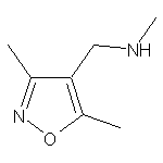 N-[(3,5-dimethylisoxazol-4-yl)methyl]-N-methylamine