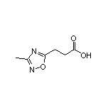 3-(3-methyl-1,2,4-oxadiazol-5-yl)propanoic acid