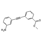 methyl 3-[(3-aminophenyl)ethynyl]benzoate