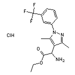 ethyl amino{3,5-dimethyl-1-[3-(trifluoromethyl)phenyl]-1H-pyrazol-4-yl}acetate hydrochloride