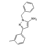 1-benzyl-3-(3-methylphenyl)-1H-pyrazol-5-amine