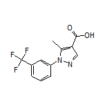 5-methyl-1-[3-(trifluoromethyl)phenyl]-1H-pyrazole-4-carboxylic acid