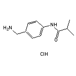 N-[4-(aminomethyl)phenyl]-2-methylpropanamide hydrochloride