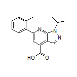 1-Isopropyl-6-(o-tolyl)-1H-pyrazolo[3,4-b]pyridine-4-carboxylic Acid