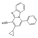 3-cyclopropyl-1-phenylpyrido[1,2-a]benzimidazole-4-carbonitrile