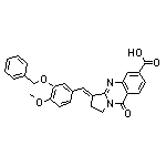 3-(3-Benzyloxy-4-methoxy-benzylidene)-9-oxo-1,2,3,9-tetrahydro-pyrrolo[2,1-b]quinazoline-6-carboxylic acid