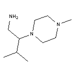 3-methyl-2-(4-methylpiperazin-1-yl)butan-1-amine