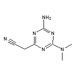 [4-amino-6-(dimethylamino)-1,3,5-triazin-2-yl]acetonitrile