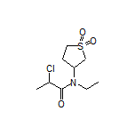 2-Chloro-N-(1,1-dioxidotetrahydro-3-thienyl)-N-ethylpropanamide