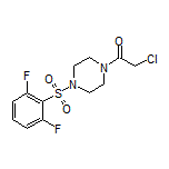 2-Chloro-1-[4-[(2,6-difluorophenyl)sulfonyl]-1-piperazinyl]ethanone