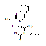 N-(6-amino-1-butyl-2,4-dioxo-1,2,3,4-tetrahydropyrimidin-5-yl)-N-benzyl-2-chloroacetamide