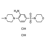 2-(4-methylpiperazin-1-yl)-5-(morpholin-4-ylsulfonyl)aniline dihydrochloride