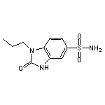 2-oxo-1-propyl-2,3-dihydro-1H-benzimidazole-5-sulfonamide