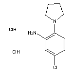 5-chloro-2-pyrrolidin-1-ylaniline dihydrochloride