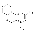 (2-amino-4-methoxy-6-morpholin-4-ylpyrimidin-5-yl)methanol