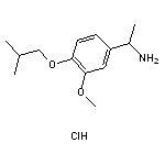 1-(4-isobutoxy-3-methoxyphenyl)ethanamine hydrochloride