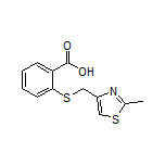 2-[[(2-Methyl-4-thiazolyl)methyl]thio]benzoic Acid