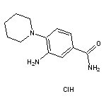 3-amino-4-piperidin-1-ylbenzamide hydrochloride