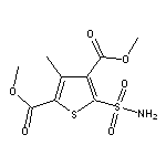 dimethyl 5-(aminosulfonyl)-3-methylthiophene-2,4-dicarboxylate