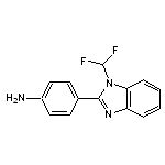 4-[1-(difluoromethyl)-1H-benzimidazol-2-yl]aniline