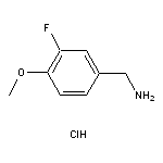 1-(3-fluoro-4-methoxyphenyl)methanamine hydrochloride