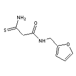 3-amino-N-(2-furylmethyl)-3-thioxopropanamide