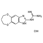 N-7,8-dihydro-1H,6H-[1,4]dioxepino[2,3-f]benzimidazol-2-ylguanidine hydrochloride