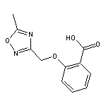 2-[(5-methyl-1,2,4-oxadiazol-3-yl)methoxy]benzoic acid