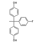 4-[1-(4-fluorophenyl)-1-(4-hydroxyphenyl)ethyl]phenol