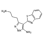 3-(3-aminopropyl)-4-(1,3-benzothiazol-2-yl)-1H-pyrazol-5-amine