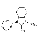 2-amino-1-phenyl-4,5,6,7-tetrahydro-1H-indole-3-carbonitrile