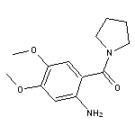 4,5-dimethoxy-2-(pyrrolidin-1-ylcarbonyl)aniline