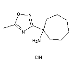 1-(5-methyl-1,2,4-oxadiazol-3-yl)cycloheptanamine hydrochloride