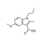 5-Methoxy-2-methyl-1-propylindole-3-carboxylic Acid