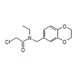 2-Chloro-N-[(2,3-dihydrobenzo[b][1,4]dioxin-6-yl)methyl]-N-ethylacetamide