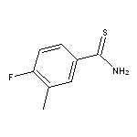 4-fluoro-3-methylbenzenecarbothioamide